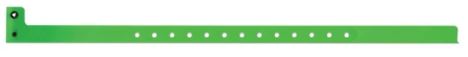 Day Glow Green 1/2" Plastic Wristband main image